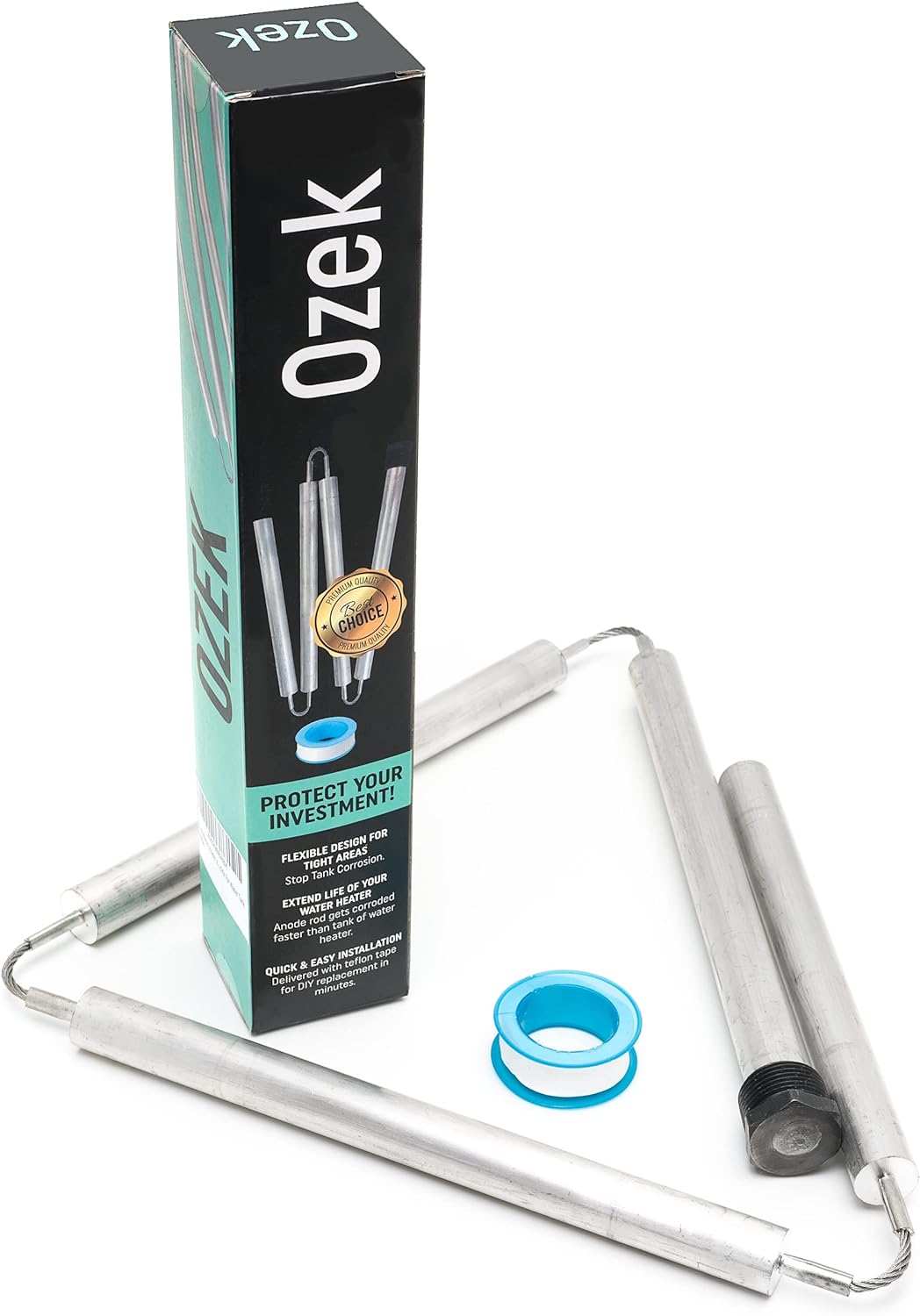ozek Water Heater Anode Rod &a;#226;&a;#128;&a;#147; Magnesium Flexible Anode Rod for Heater &a;#226;&a;#128;&a;#147; Ho