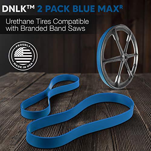 DNLK urethane band saw tires fits - replaces mastercraft part 6722n006 7 1/ - super duty bandsaw wheel tires - made in the usa