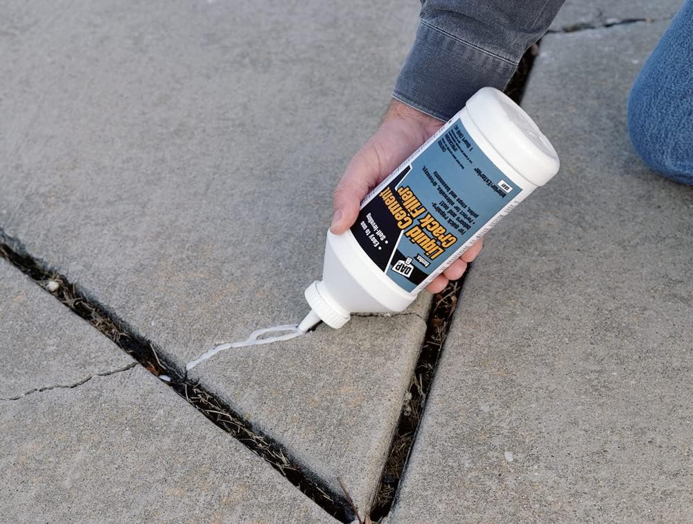 DAP 37584 Liquid Cement Crack Filler, 1 quart, Gray