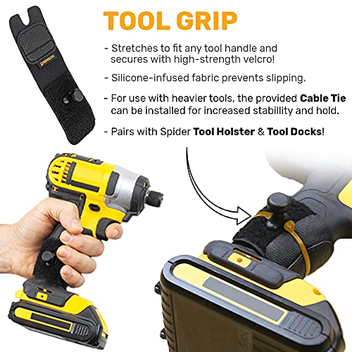 Spider Tool Holster Set - Improve The Way You Carry Your Power Drill, Driver, Multitool, Pneumatic, Multi-Tool and More on Your