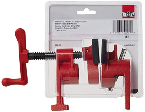 Bessey BPC-H12 1/2-Inch H Style Pipe Clamps , Red