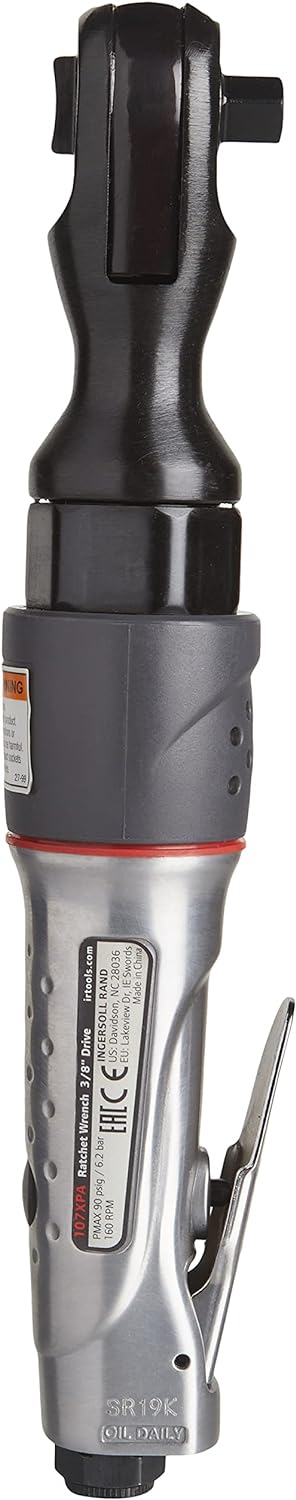 Ingersoll Rand 107XPA 3/8&a;#226;&a;#128;&a;#157; Air Ratchet Wrench, Heavy Duty, 54 ft lbs Max Torque Output, Variable S