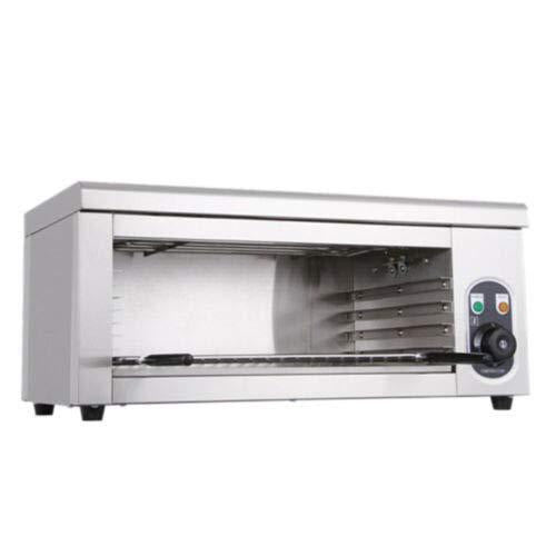 loyalheartdy 2000w electric cheese melter grill, 110v commercial salamander broiler stainless steel cheese melter machine countertop salam