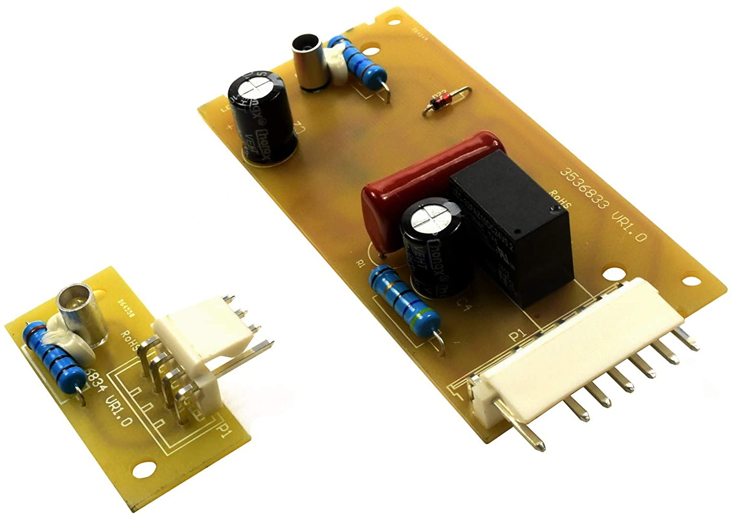 HQRP Ice Level Power Receiver Sensor Control Board compatible with Whirlpool 7GD27DIXHB00 7GD27DIXHW00 GC3SHAXVT01 GC3SHEXNB03