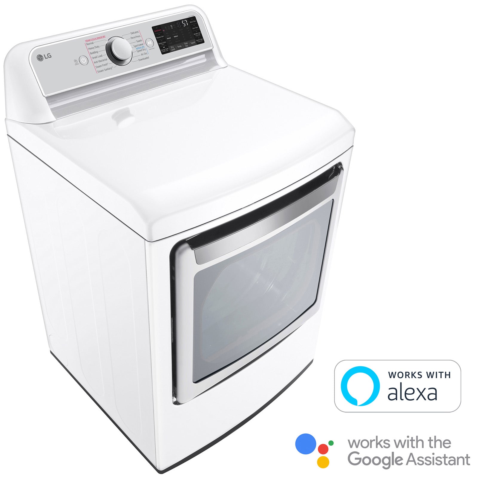 LG DLGX7901WE   7.3 cu. ft. Smart Wi-Fi Enabled Gas Dryer w/ TurboSteam&a;#8482; -