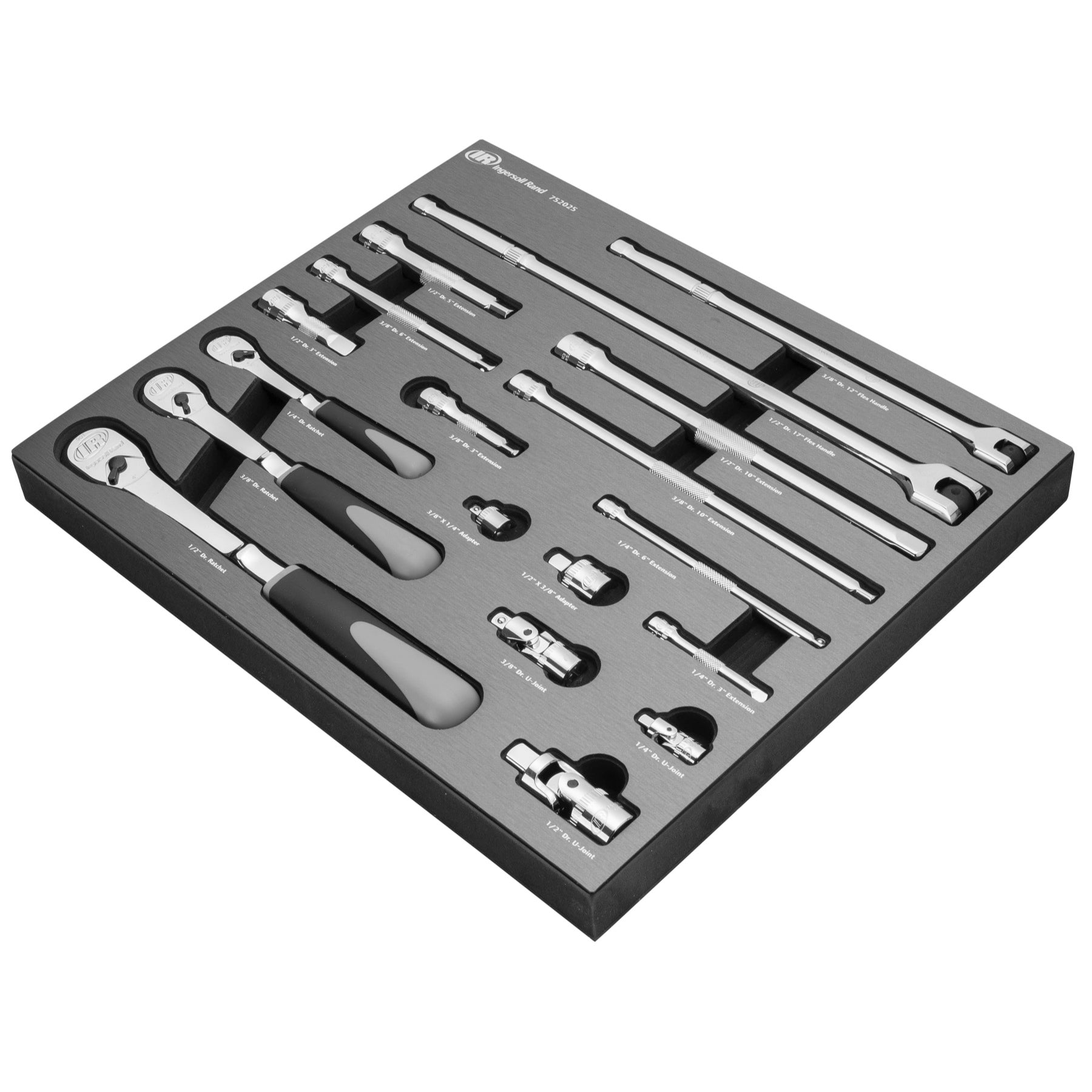 Ingersoll Rand 19 Piece Master Ratchet and Socket Accessory Set - 752025