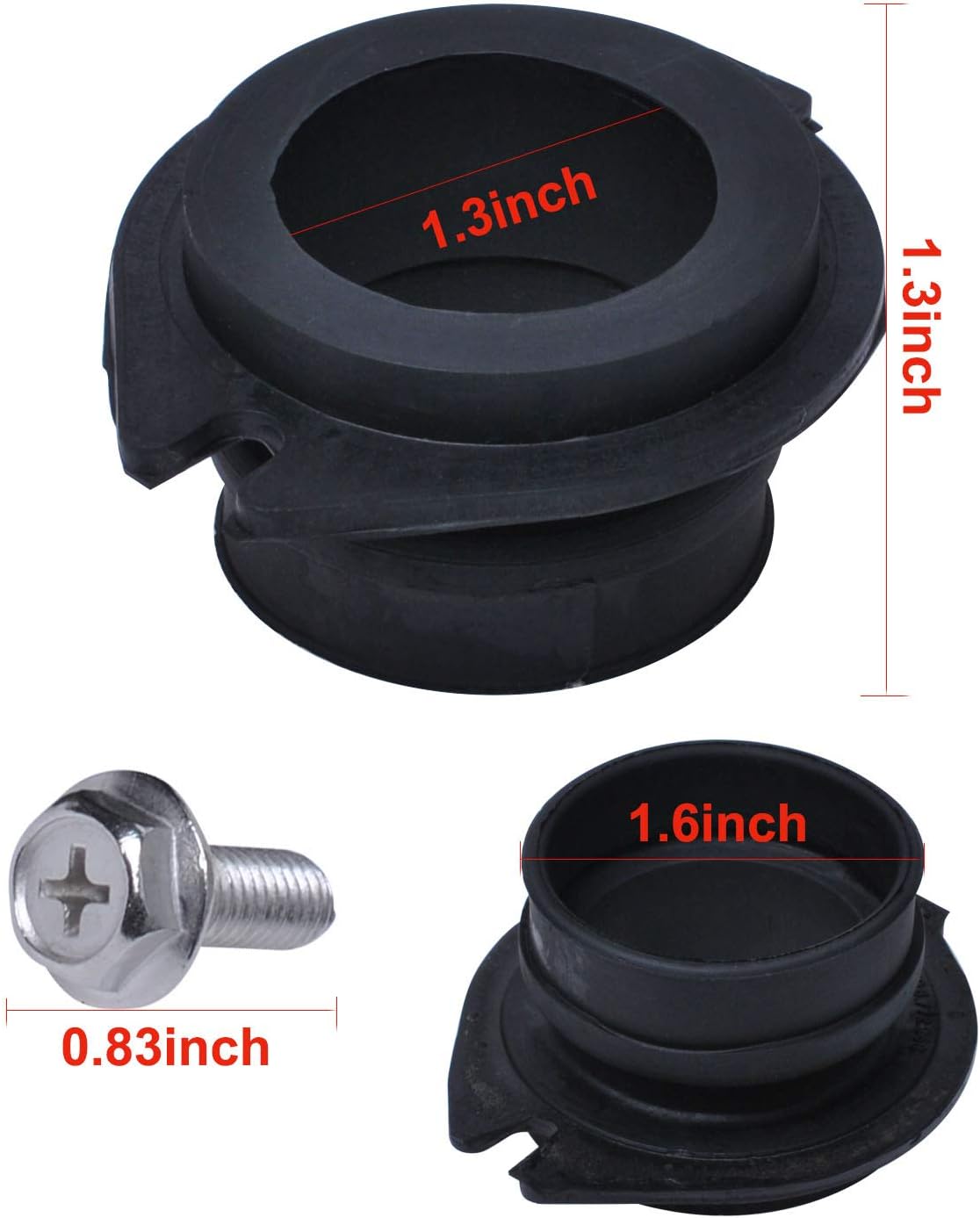 75499 Flex Coupler  Garbage Disposal Replacement Parts For Insink-erator Anti-Vibration Tailpipe Mount Coupling Replaces Previous Par
