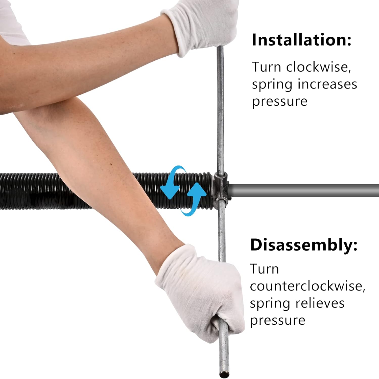 Lifancy Garage Door Torsion Springs Pair of .218 x 2