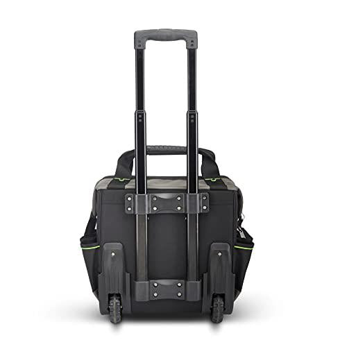 awp 14 in. rolling tool bag | durable versatile rolling tool storage with easy carry handles &a; heavy-duty wheels | water-resi