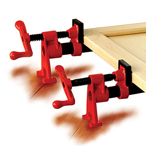 Bessey BPC-H34 3/4-Inch H Style Pipe Clamp, red