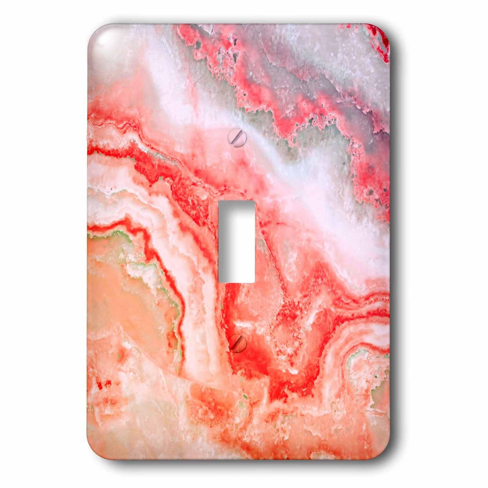 3drose lsp_275126_1 image of trendy luxury pink rose gold quartz gray gemstone agate geode toggle switch, mixed