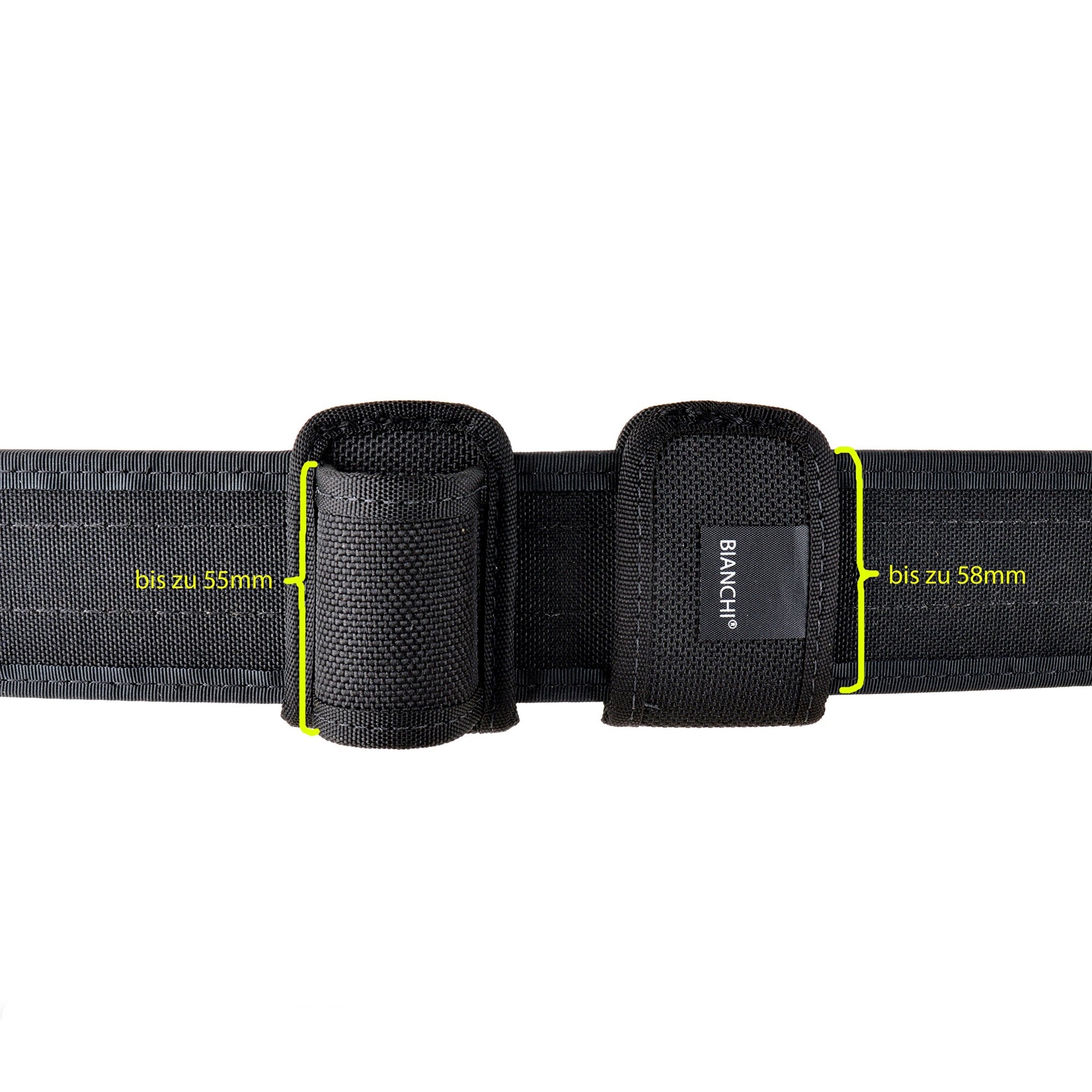 Bianchi Accumold 7326 Black Compact Light Holder Open Top (Size 1),Fits: Surefire 6P, 6R, Scorpion, Inova T3
