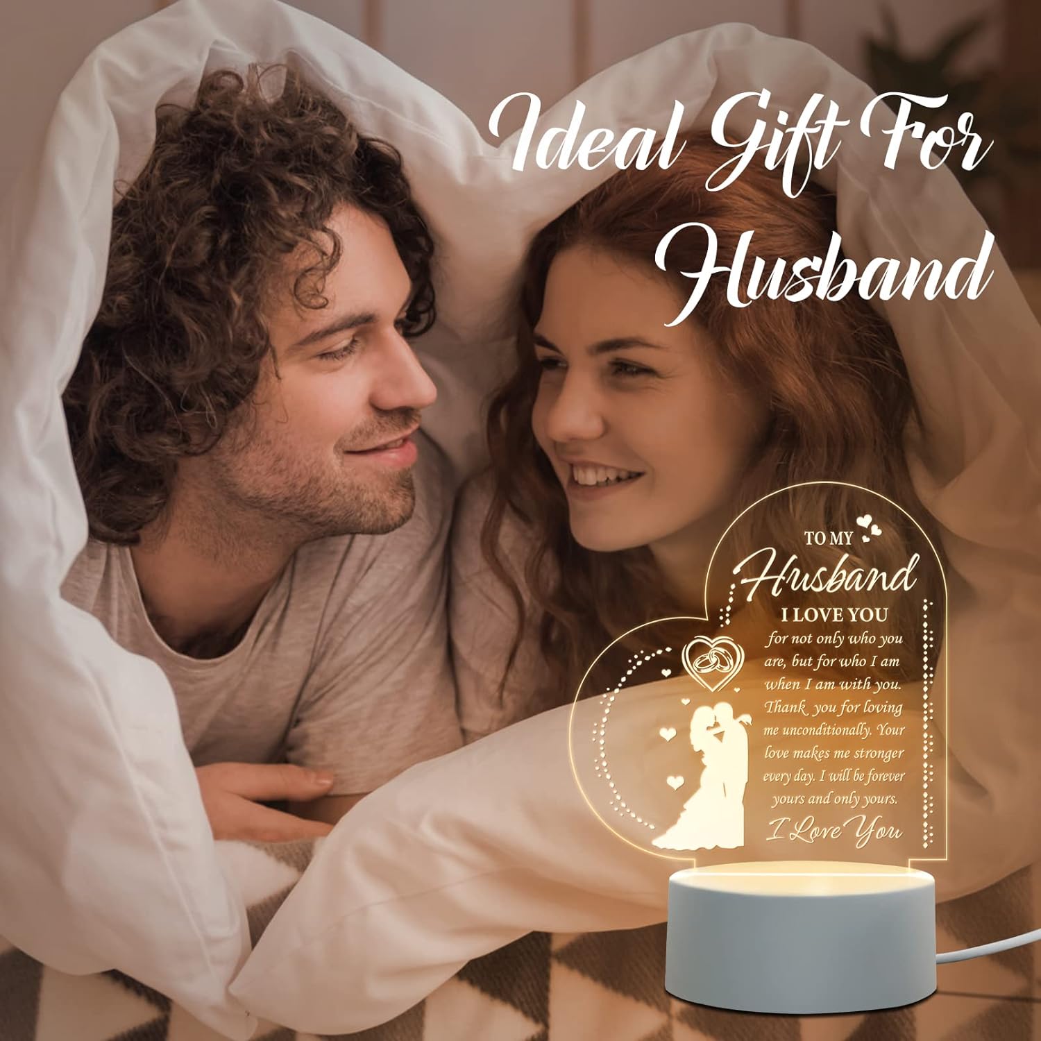 GiltGlimmer Christmas Gifts for Husband, Husband Birthday Gift from Wife, Anniversary Wedding Gifts for Husband, Romantic Gifts for Him - E