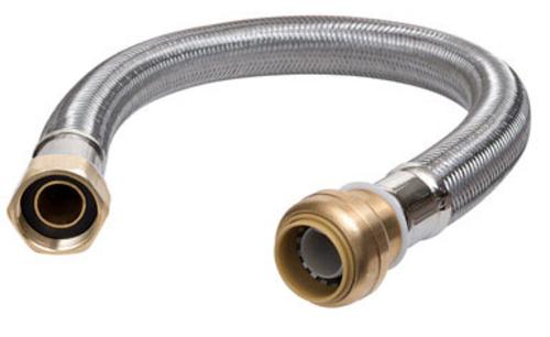 Cash Acme U3088FLEX24LF Stainless Steel Lead Free Water Heater Connector 24