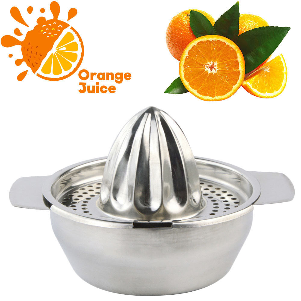 Great Choice Products Stainless Steel Citrus Lemon Orange Lime Squeezer Juicer Hand Press Kitchen Tool