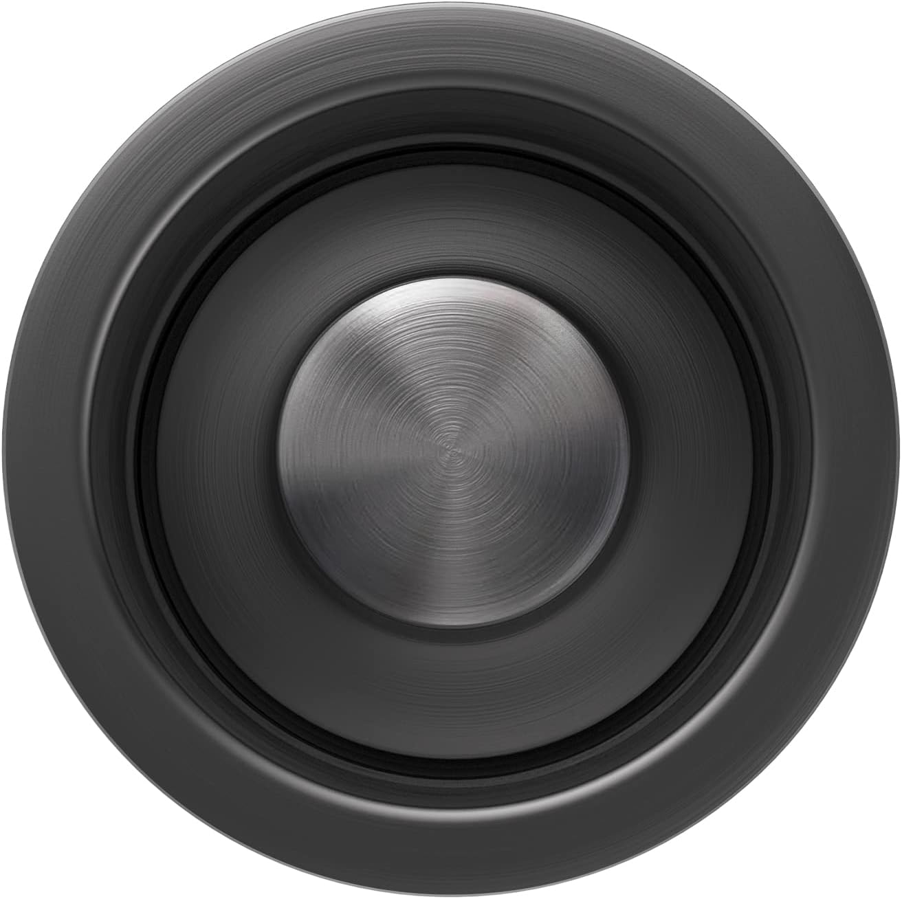 HausinLuck Garbage Disposal Flange, Gunmetal Black Garbage Disposal Drain Garbage Disposal Sink Flange and Stopper, Garbage Disposal Flang