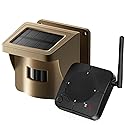 CAMCAMP 1/2 Mile Long Range Solar Wireless Driveway Alarm Outdoor Weather Resistant Driveway Sensor &a; Motion Detector Security A