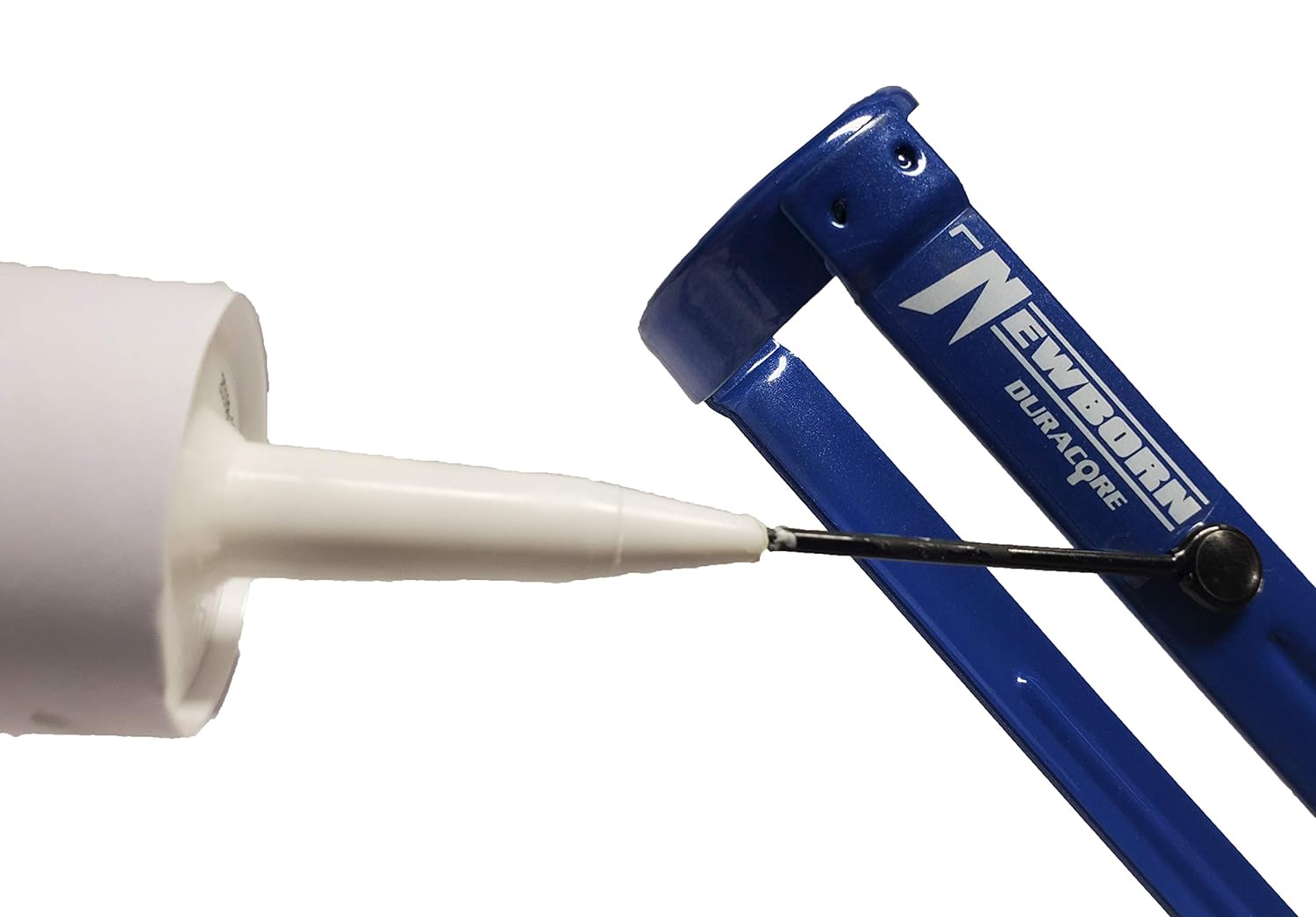 Generic Newborn 250 Super Smooth Rod Revolving Frame Caulking Gun, 1/10-Gallon Cartridge Capacity, 18:1 Thrust Ratio