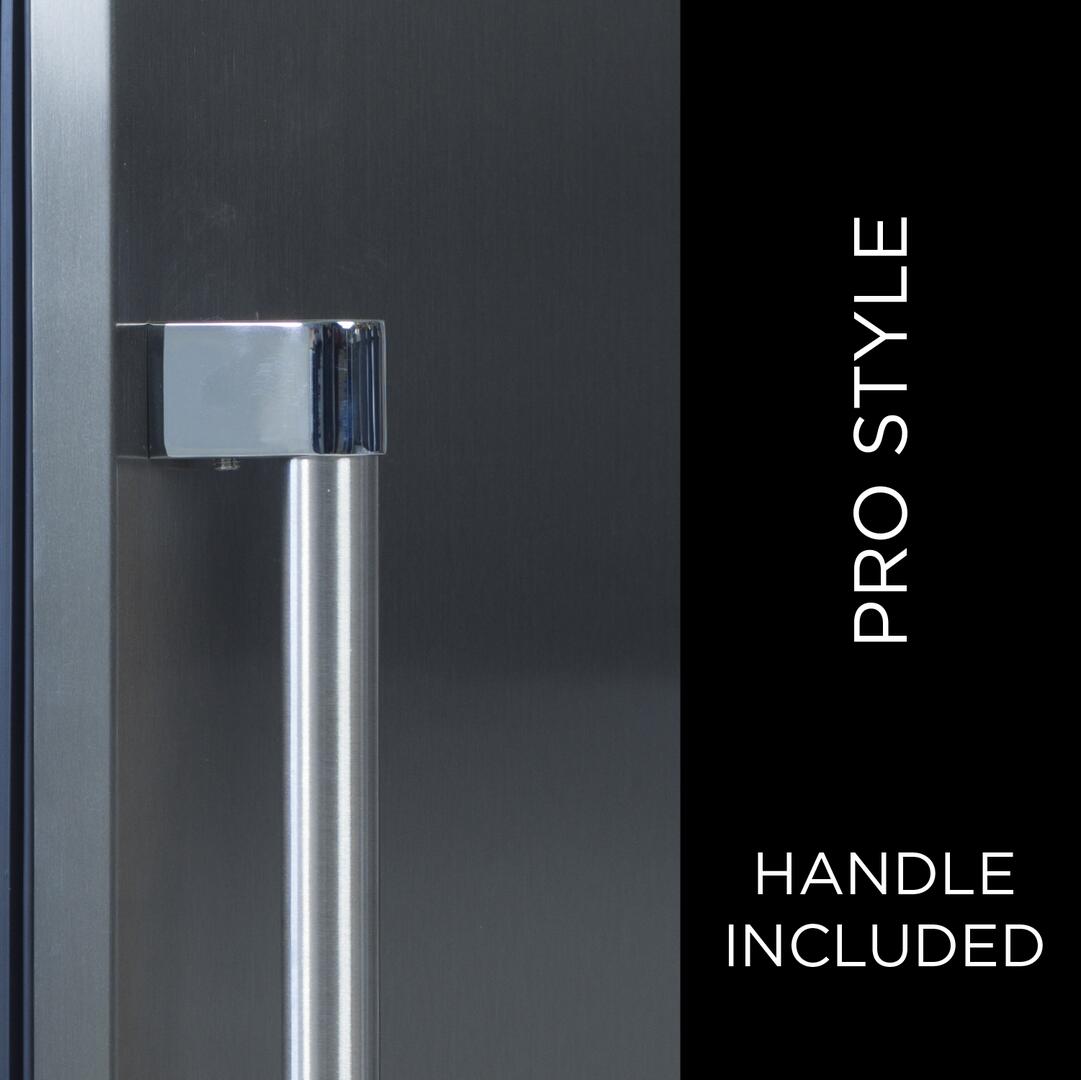 XO U24WDZGSR 24 inch Stainless Steel Dual Zone Wine Cooler|46 Bottle Capacity|5 Wine Racks |Precise Temperature Digital Controls