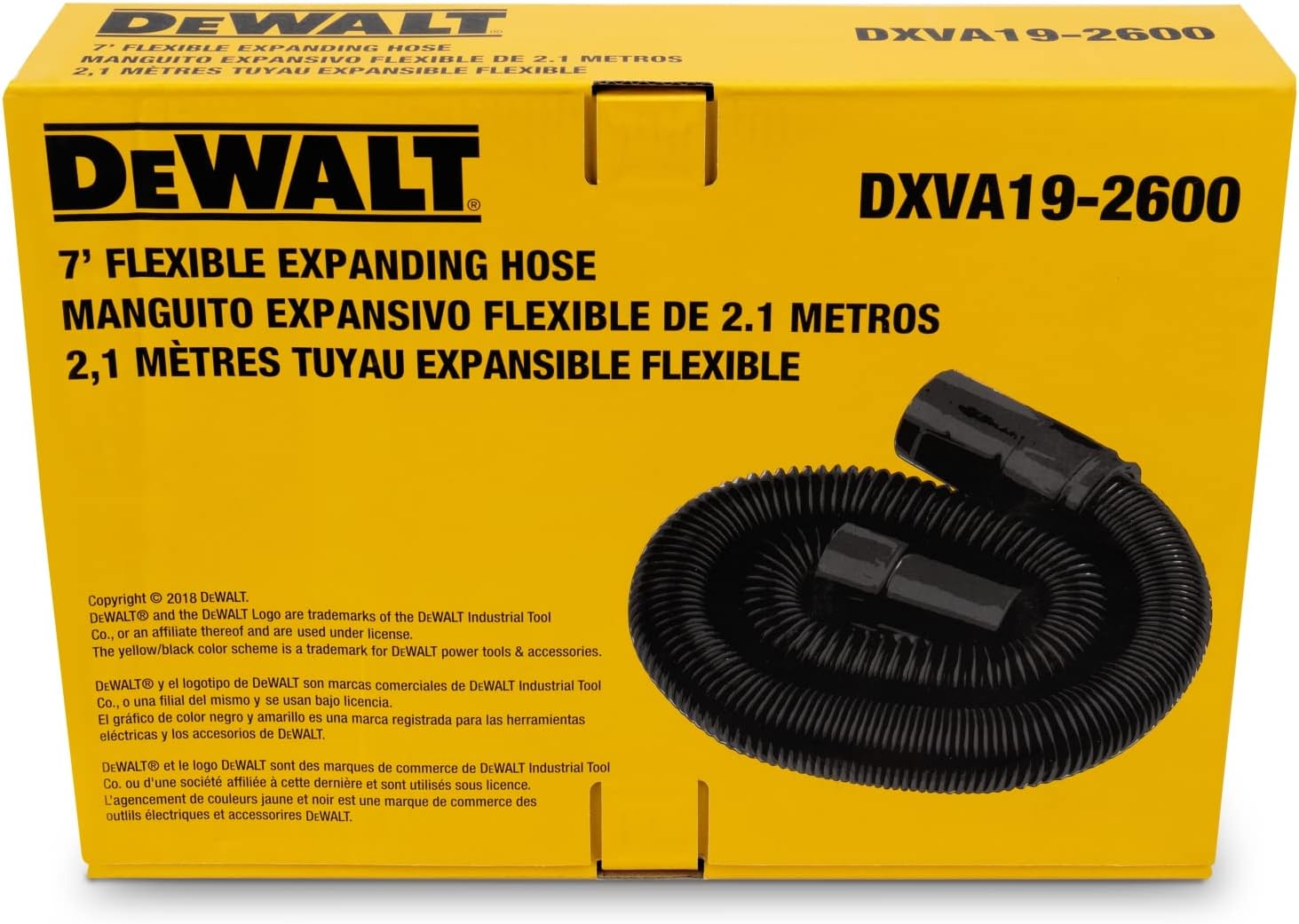 DEWALT DXVA19-2600 Vacuum Extended Super Flex Hose Fits for 1-7/8