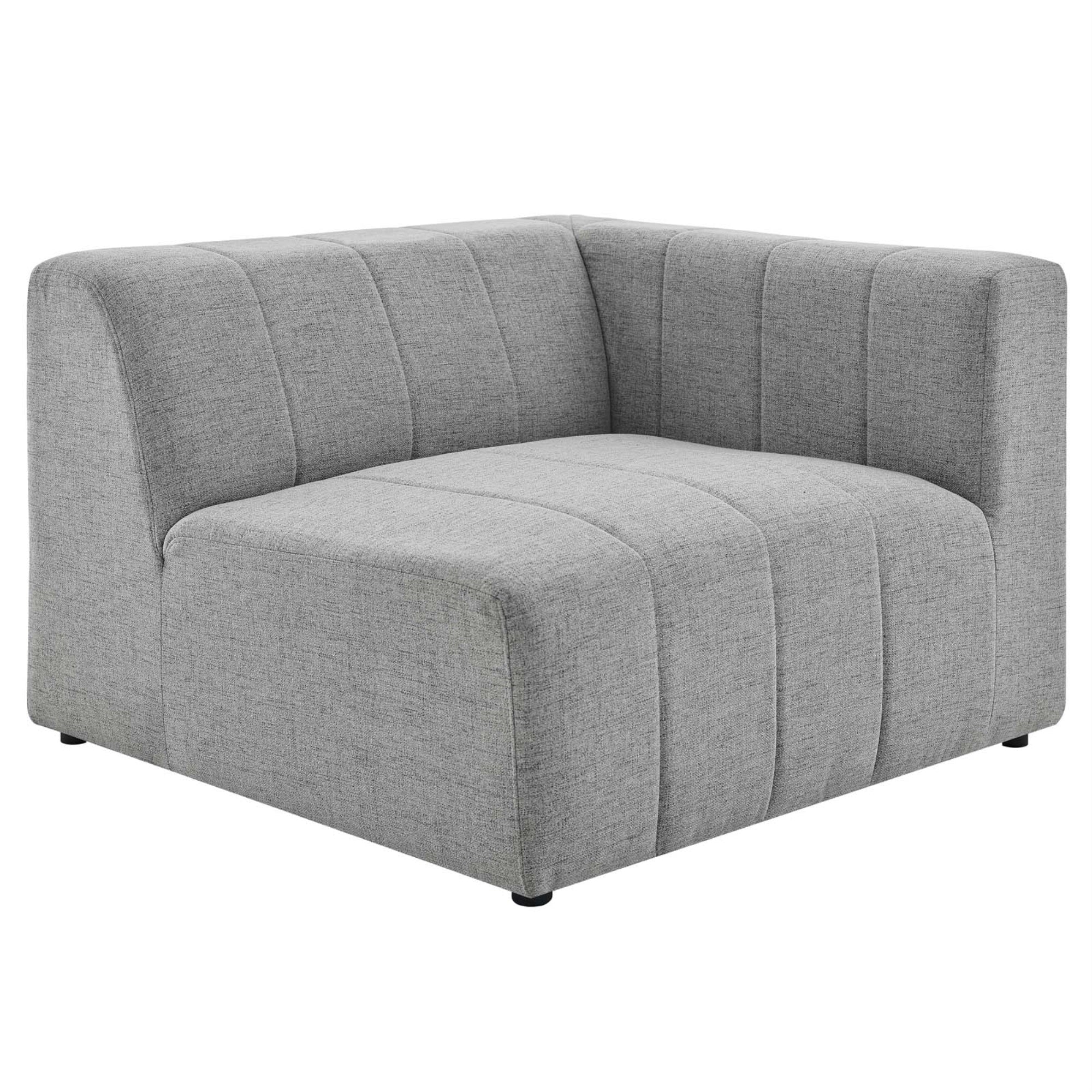 Ergode Bartlett Upholstered Fabric 6-Piece Sectional Sofa - Light Gray