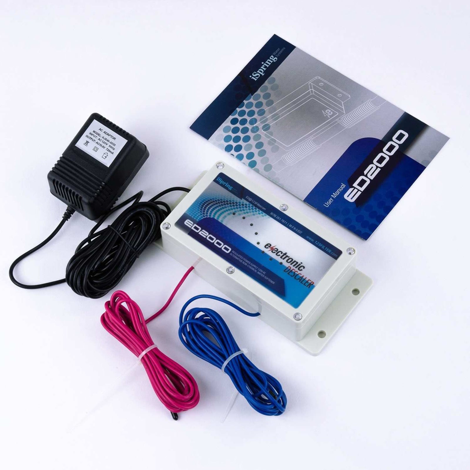 iSpring ED2000  10GPM Whole House Electronic Descaler Water Conditioner with Cord
