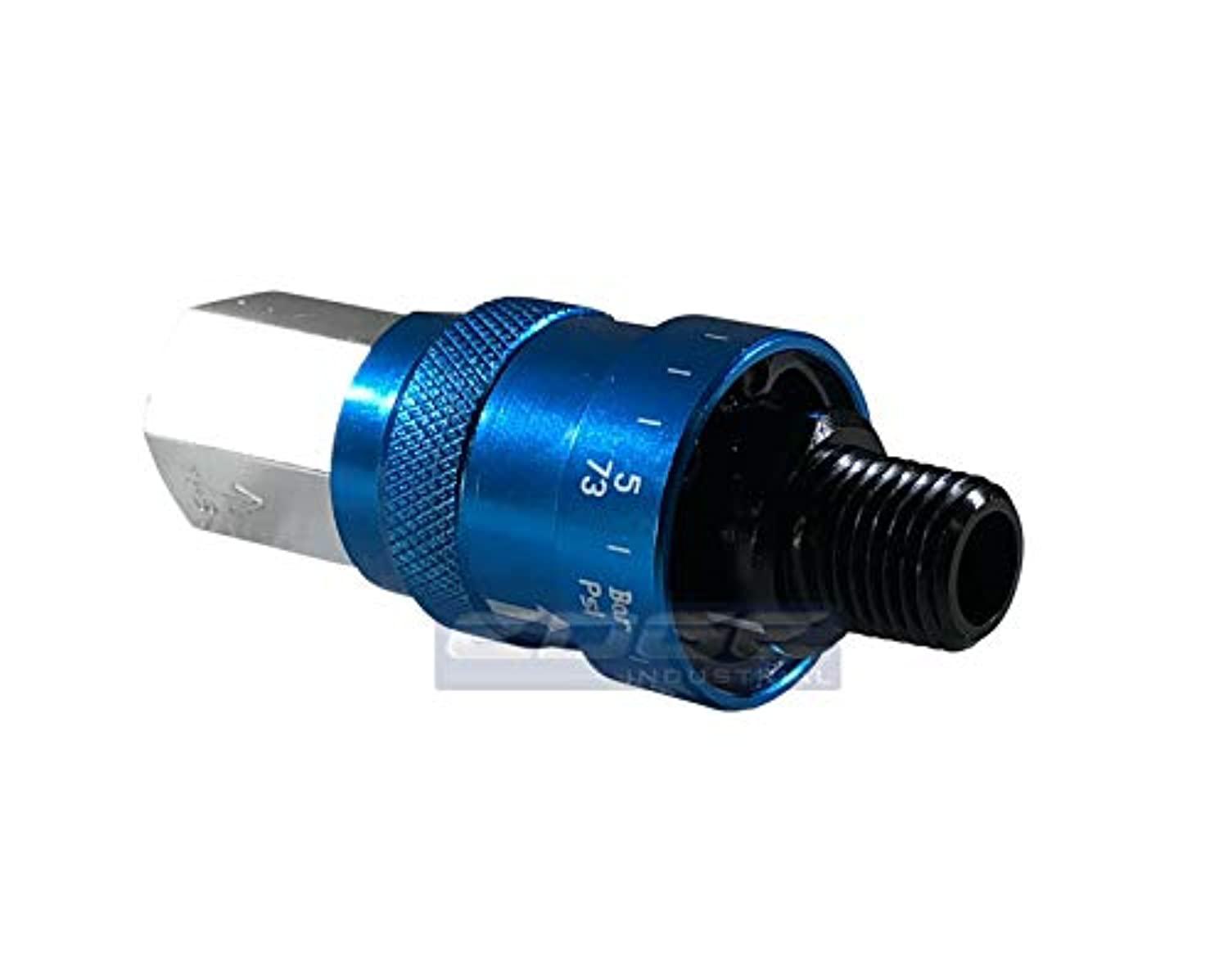 edge industrial adjustable in-line pressure regulator for pneumatic tools, 1/4