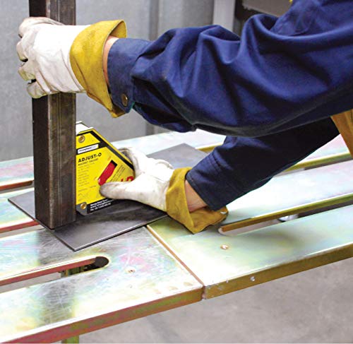 Strong Hand Tools, Heavy Duty, Adjust-O Magnet Square, On/Off Switches, Pull Force: 65 lbs, 4-3/8