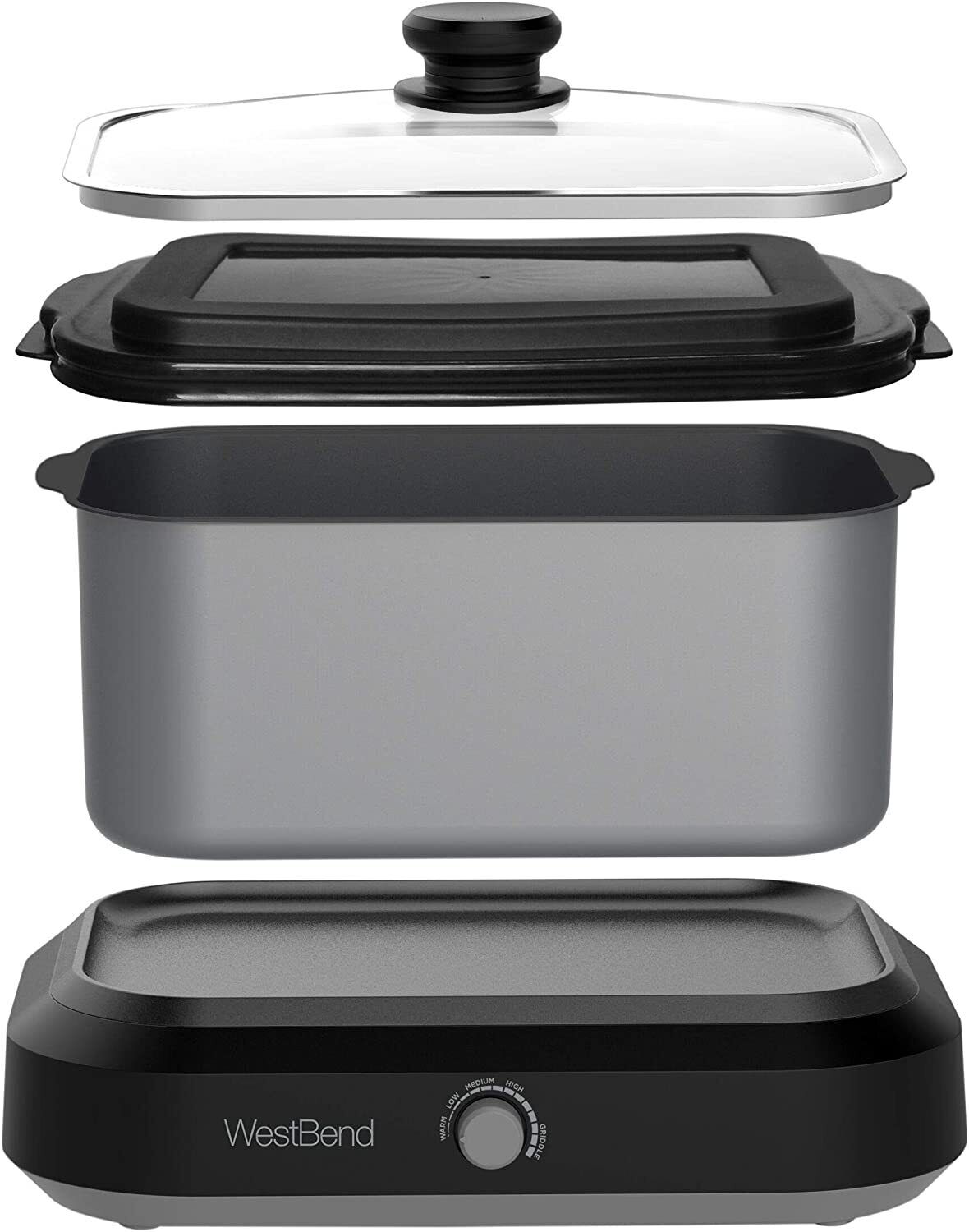 GCP Products 6-Quart Slow Cooker With Thermal Carrying Case