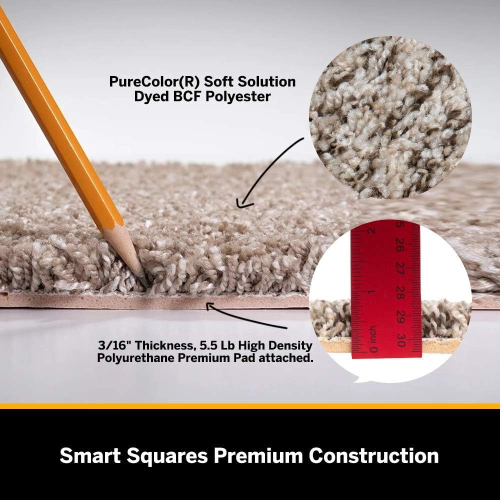 Engineered Floors Smart Squares Easy Street 8&a;#226;&a;#128;&a;#157; x 8&a;#226;&a;#128;&a;#157; Premium Residential Soft Carpet Til
