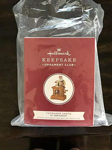 hallmark keepsake club ornament toymaker santa 20th anniversary 2019