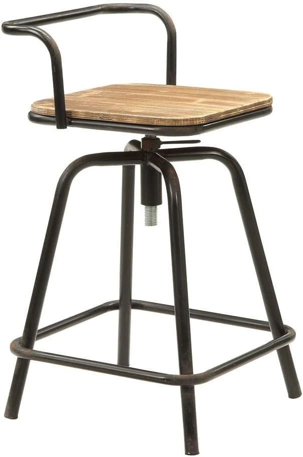 4D Concepts Urban Loft Breakfast Table with Two Swivel Stools