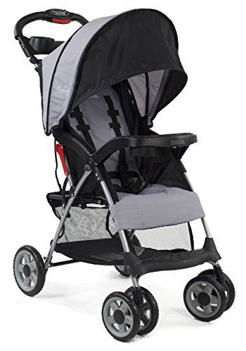 Kolcraft Cloud Plus LIGHTWEIGHT STROLLER, Compact Folding BABY STROLLER, Slate