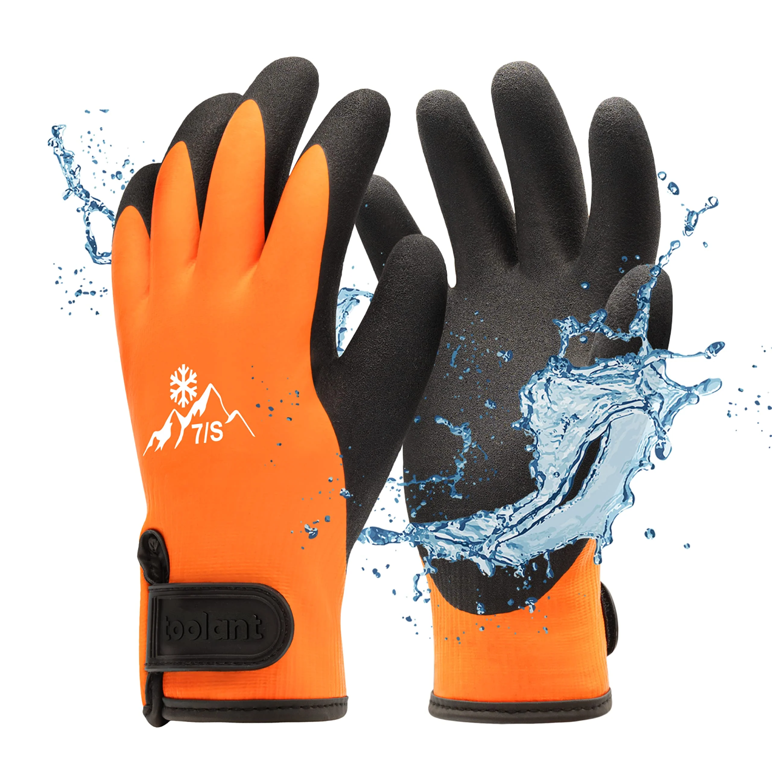 Toolant 100% Waterproof gloves for Men and Women, Winter Work gloves for cold Weather, Touchsreen, Thermal gloves for Fishing, gardening