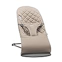 Babybjrn BabyBjörn Bouncer Bliss, Sand Gray, Cotton (006017US)