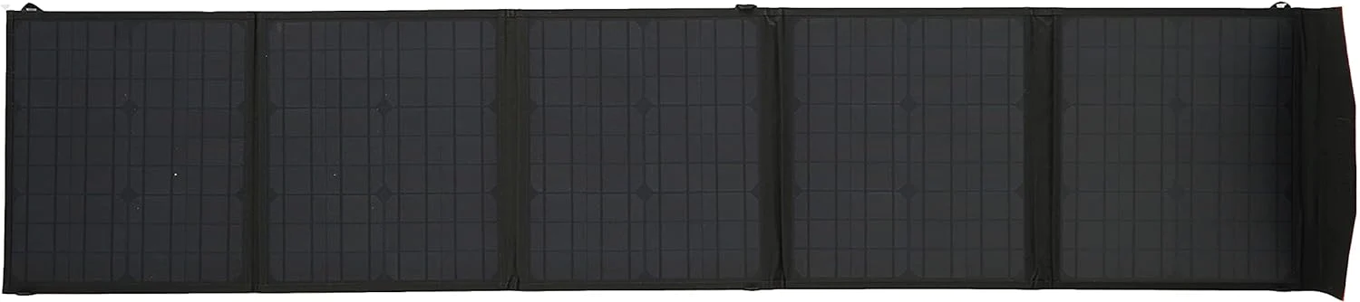 Massimo 100w 18V Portable Impact Foldable Solar Panel Charger w/10 DC Adaptor for Powerstation Camping Outdoor Sports