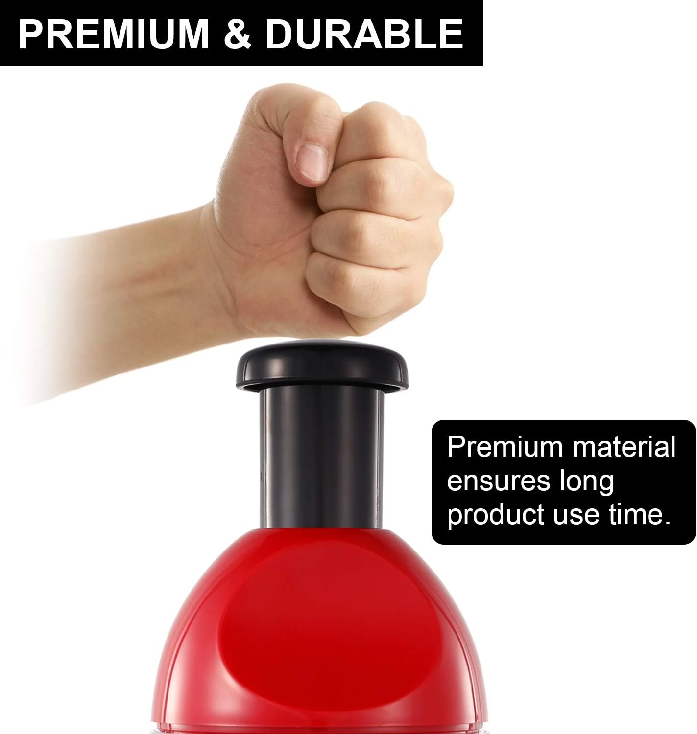 Generic Geedel Food Chopper, Easy to Clean Manual Hand Vegetable Chopper Dicer, Dishwasher Safe Slap Onion Chopper for Veggies Onions G