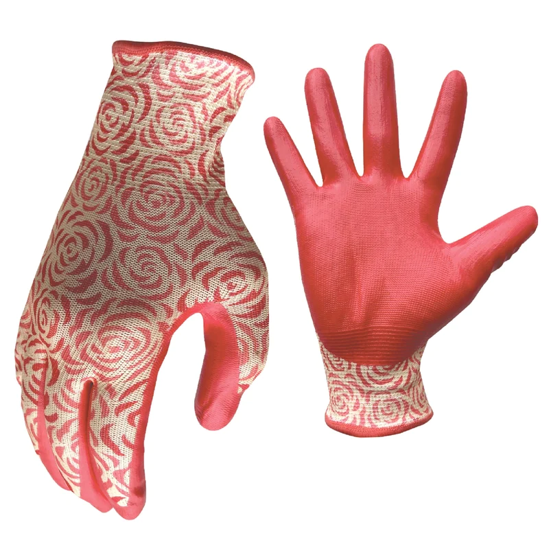 Digz Women&s;s Indoor/Outdoor Gardening Gloves Pink M/L 3 pair