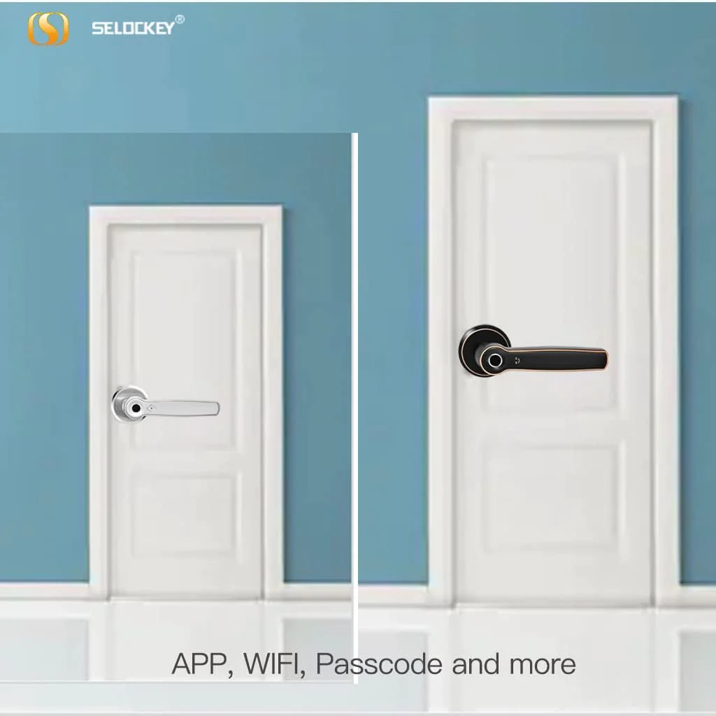 SELOCKEY Smart Fingerprint Door Lock with Biometric Door Knob Keyless Entry Door Locks for Homes/Apartments/Offices/AirBnB/Hotels