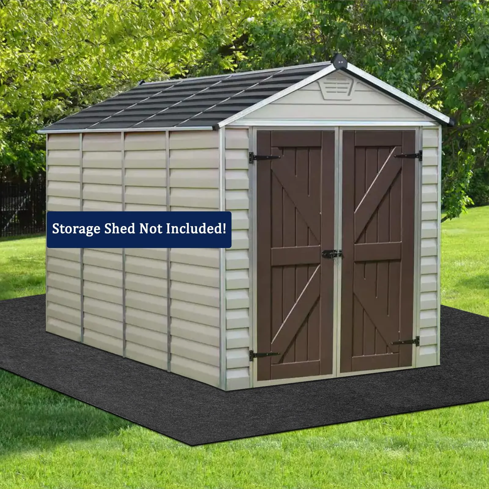 ZOMOFEW outdoor storage shed floor mat, outdoor carport floor mat, patio furniture mat - thickened soft material, reusable,durable, n