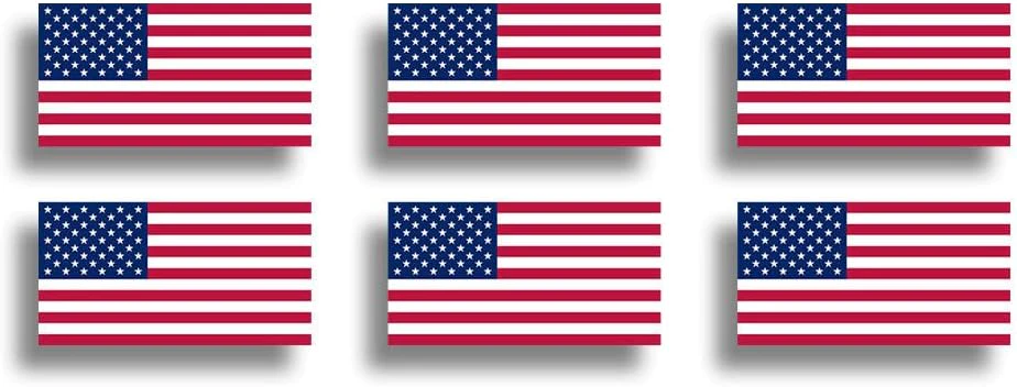 Nticker 6 pcs 3M REFLECTIVE USA Stealthy Flag Hard Hat Stickers, Black Ops Hardhat Decals | Tactical Morale Military Gear Labels | USA