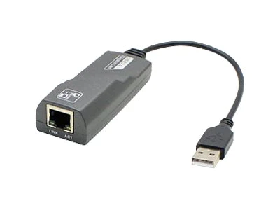 AddOn Computer Add-onputer Peripherals- L USB2NIC 8 in. Usb 2.0 a Male To Rj-45 Female Black Adapter Cable