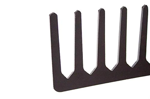 Bully Tools 92311 16-Inch Level Head Rake with Fiber Glass Handle and 14 Steel Head Tines, 60-Inch