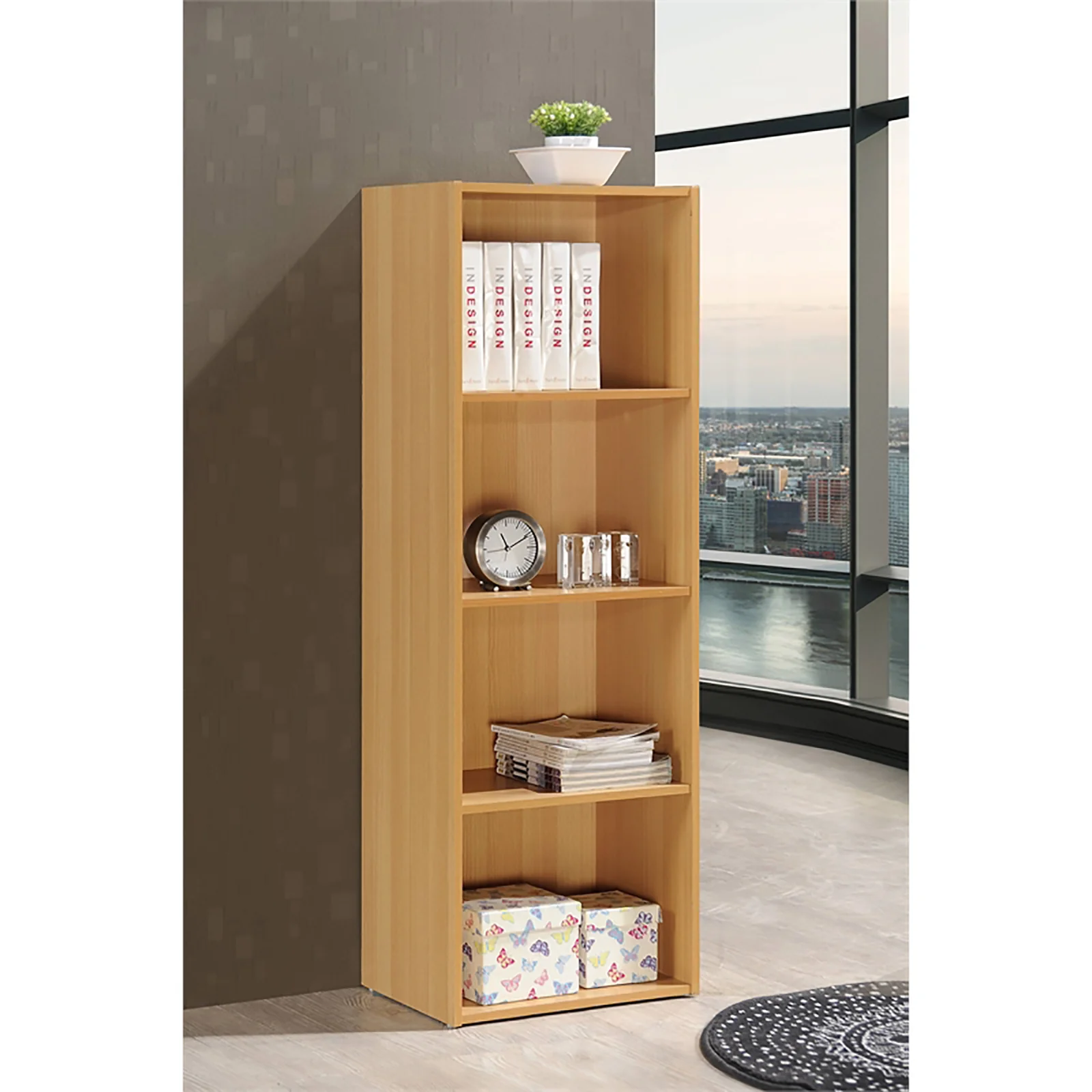 Hodedah Import 4 Shelf 47