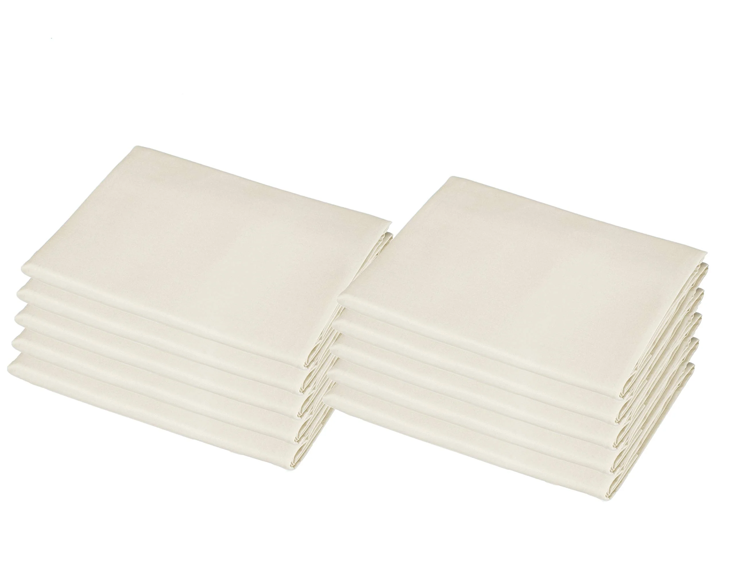 American Baby company 10-Piece 100 cotton Percale Fitted with Elastic corners Day care Mat Sheet, White, 24 x 48 x 4