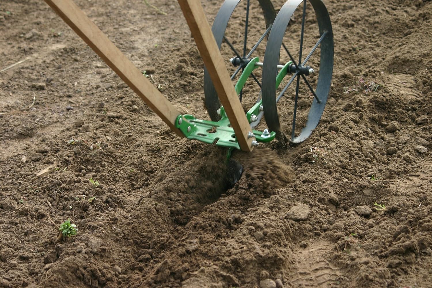 HOSS TOOLS Wheel Hoe Plow Set | Attachment for Hoss and Planet Jr. Wheel Hoes