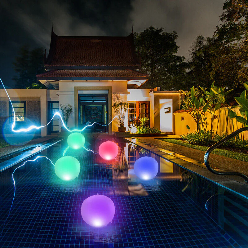 Great Choice Products Solar Led Floating Lights Garden Pond Pool Color Change Outdoor Lamp Xmas Decor