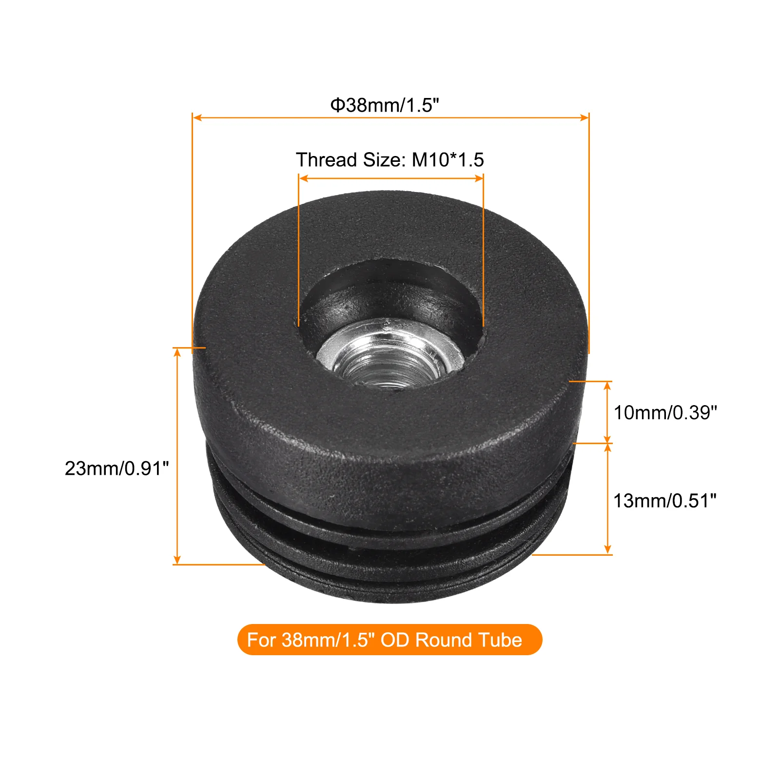 Unique Bargains 24Pcs 38mm/1.5