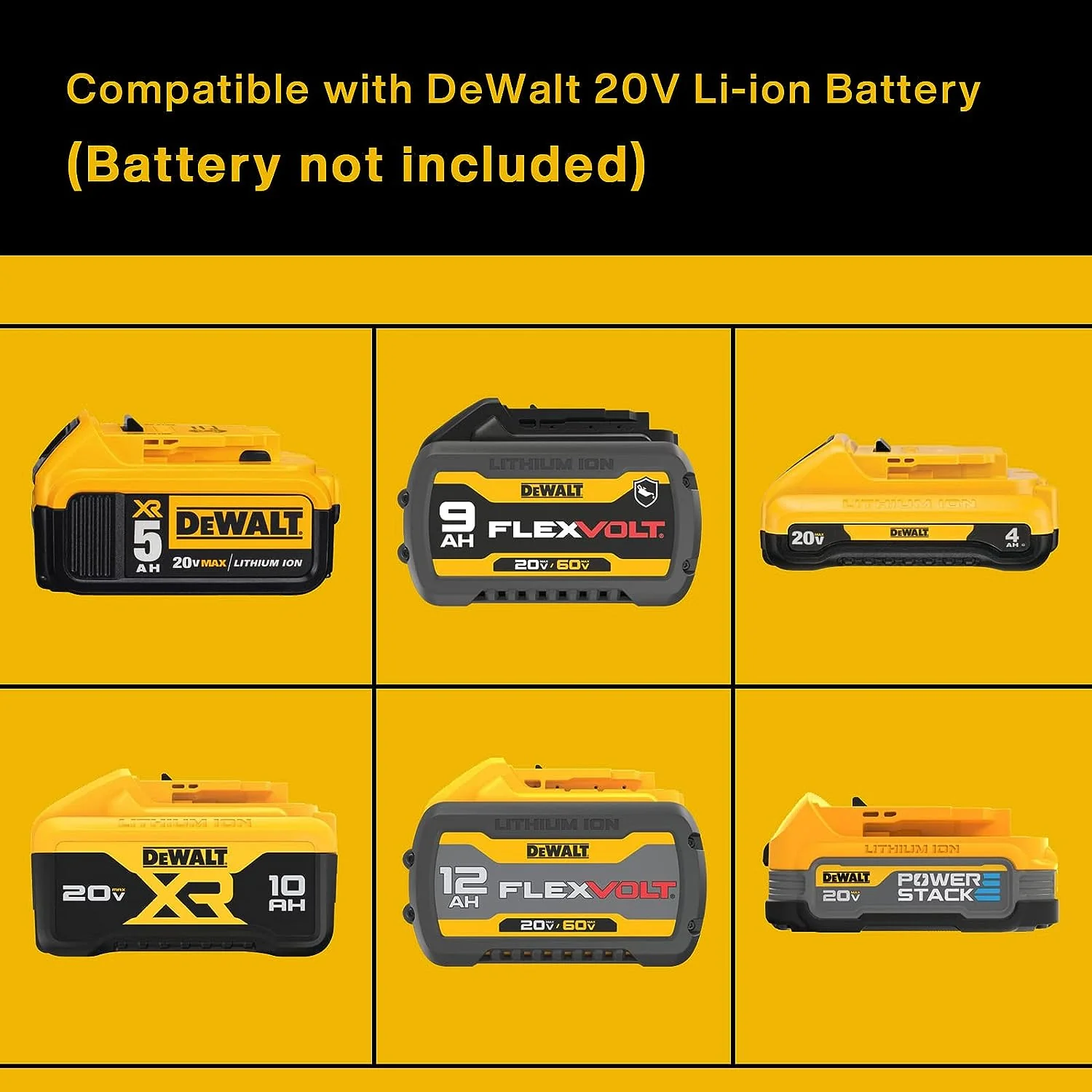 Zltoolpart 18V 20V to 12V Step Down Converter Aadpter Compatible with 18V 20V DeWalt Batteries, DC 18 Volt 20 Volt to DC 12 Volt 15A MAX 1