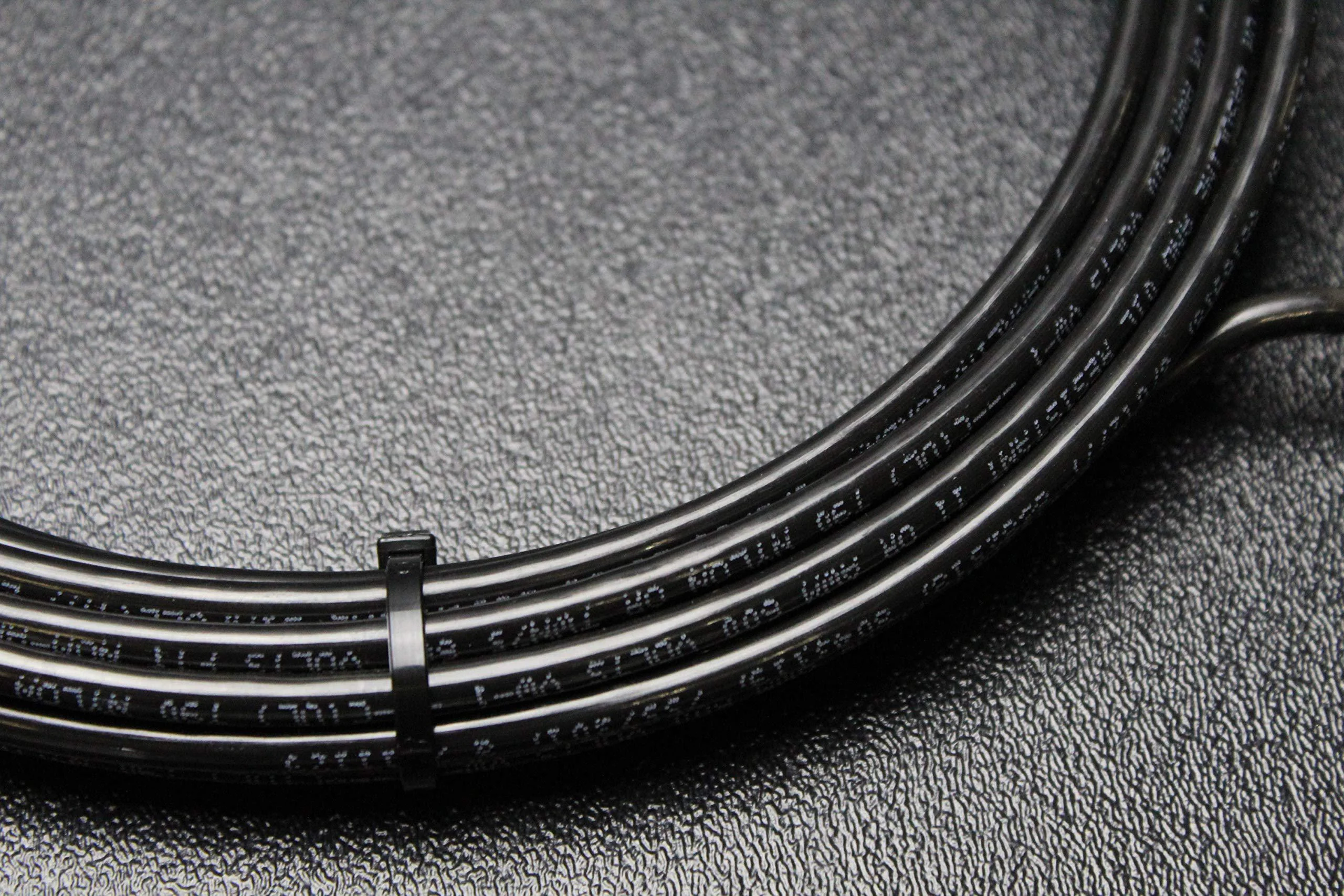 ENNIS ELECTRONICS 8 gauge thhn wire stranded black 50 ft thwn 600v copper machine cable awg